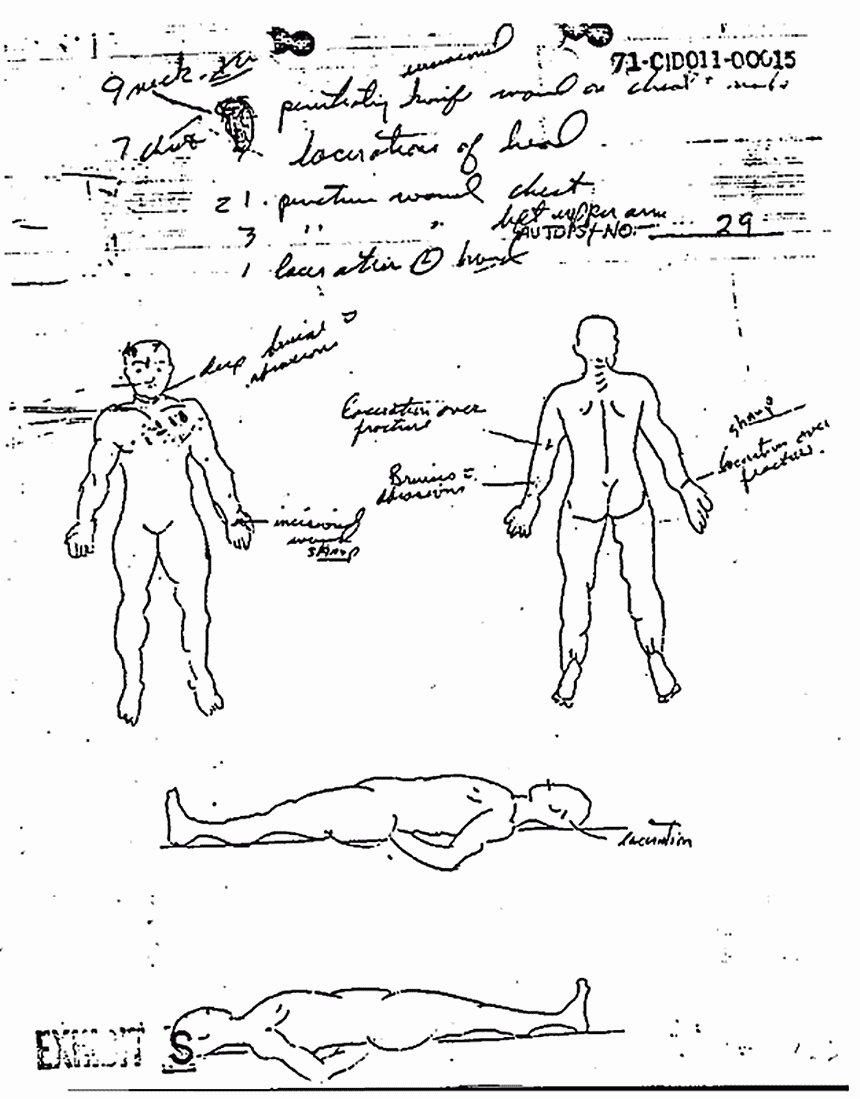 Death certificate and autopsy report of Colette MacDonald, p. 11 of 13