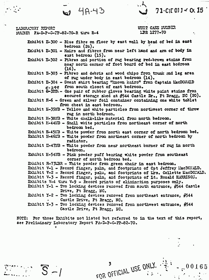 April 17, 1970: USACIL Report FA-D-P-C-FP-82-70-R thru R-4, p. 3 of 7