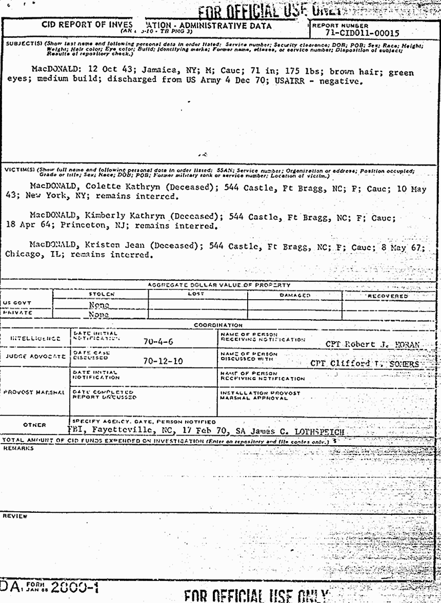 April 13, 1971: Case Progress File, p. 2 of 2