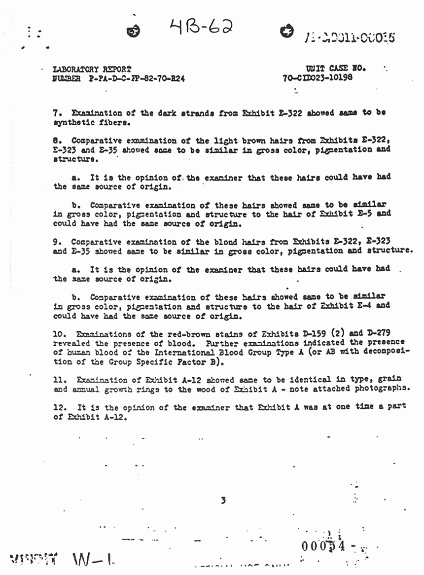 April 20, 1971: USACIL Report P-FA-D-C-FP-82-70-R24, p. 3 of 4