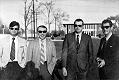 Reinvestigation team, circa 1971, L-R: Mike Pickering, Peter Kearns, Dick Mahon and Bill Ivory