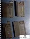 Photo #94, GPS, depicting four open slide mailers each containing a glass microscopic slide marked: 'L2082 Q96 PMS.'