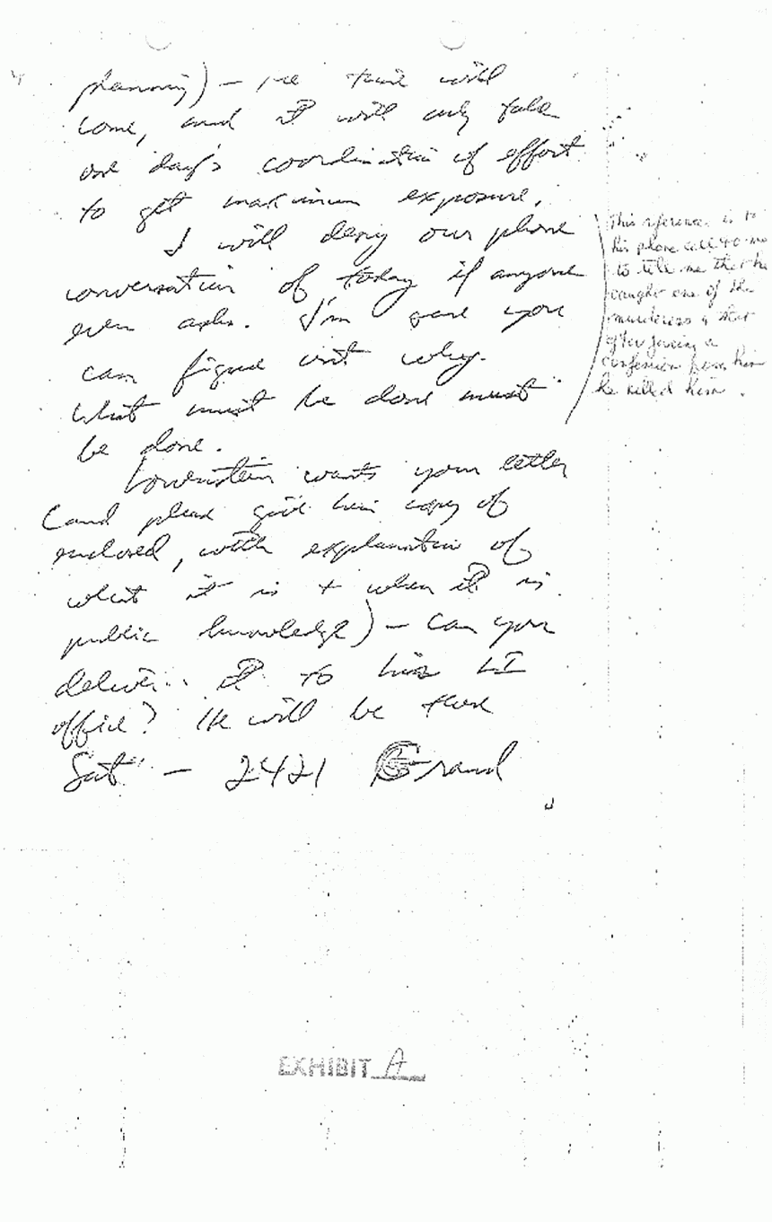 November 19, 1970: Letter from Jeffrey MacDonald to Freddy Kassab, p. 4 of 5