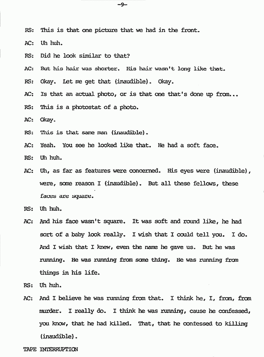 May 17, 1983: Ray Shedlick's interview with Ann Sutton Cannady, p. 9 of 9