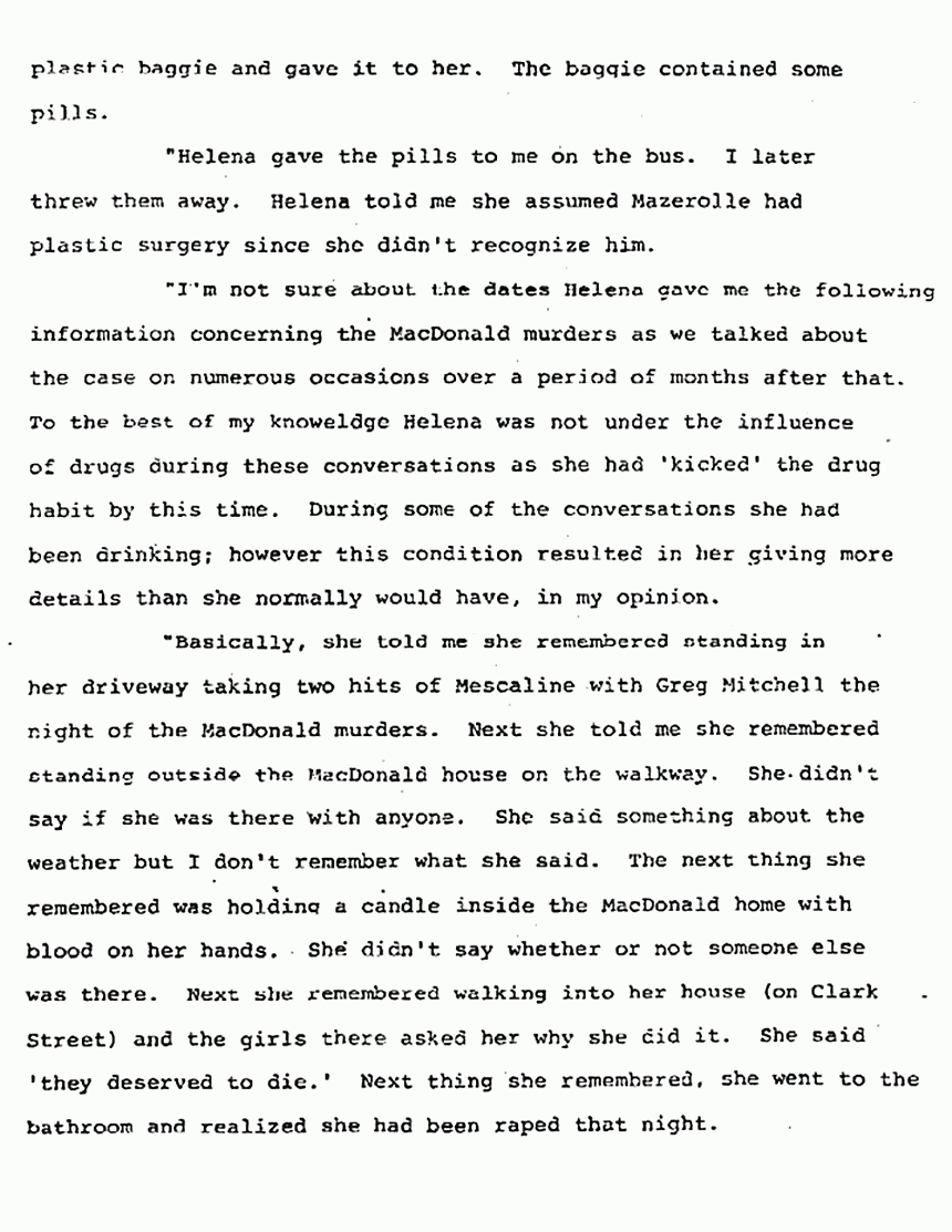 October 2, 1980: Statement of Ernest Davis to Ted Gunderson and P. E. Beasley, p. 4 of 5