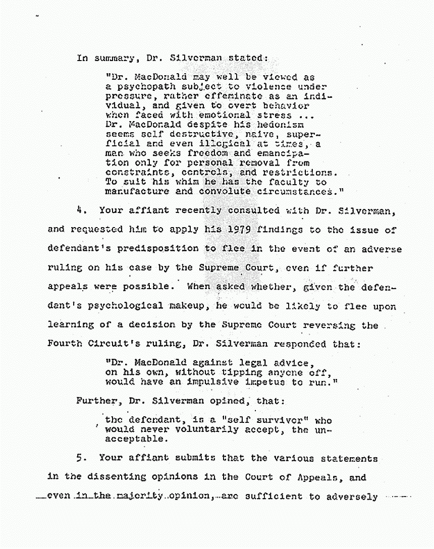 February 26, 1982: Affidavit of Brian Murtagh re: Revoking Jeffrey MacDonald's Bail, p. 3 of 4