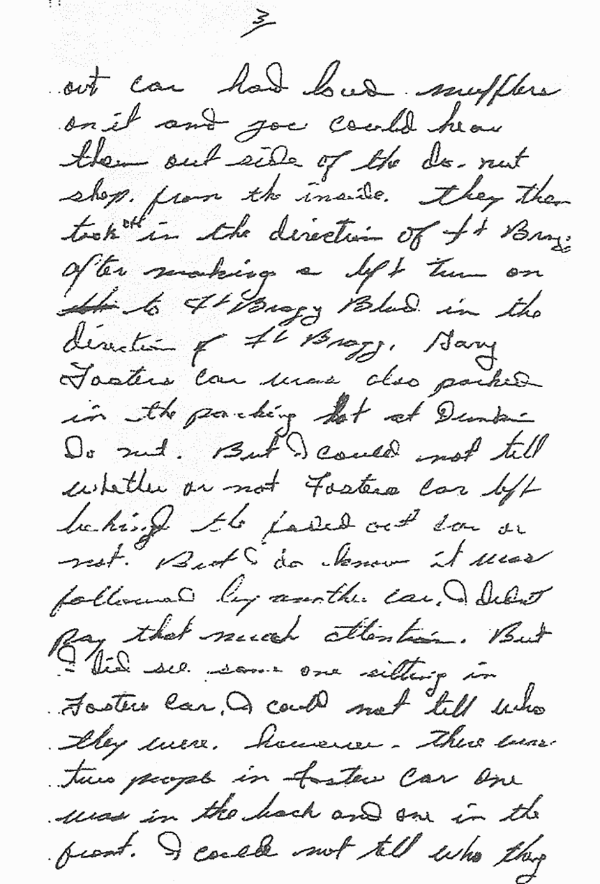August 23, 1983: Statement of Joe Bullock to P. E. Beasley, p. 3 of 4