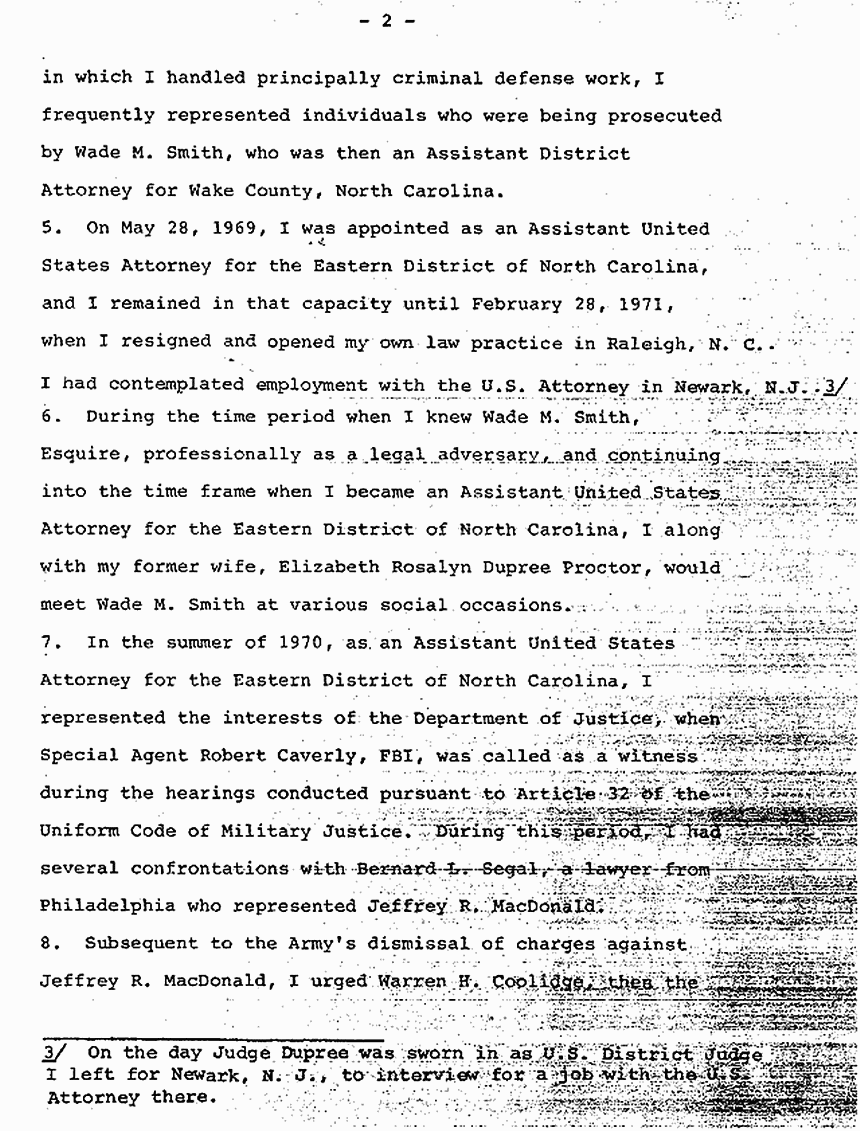 July 12, 1984: Affidavit of Jimmie Proctor, p. 2 of 4