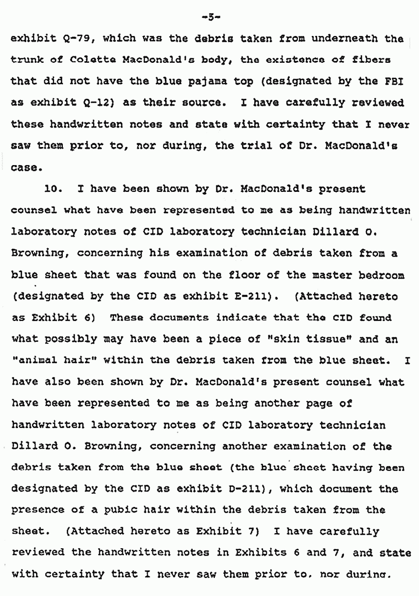 October 16, 1990: Affidavit of John Thornton, p. 5 of 9