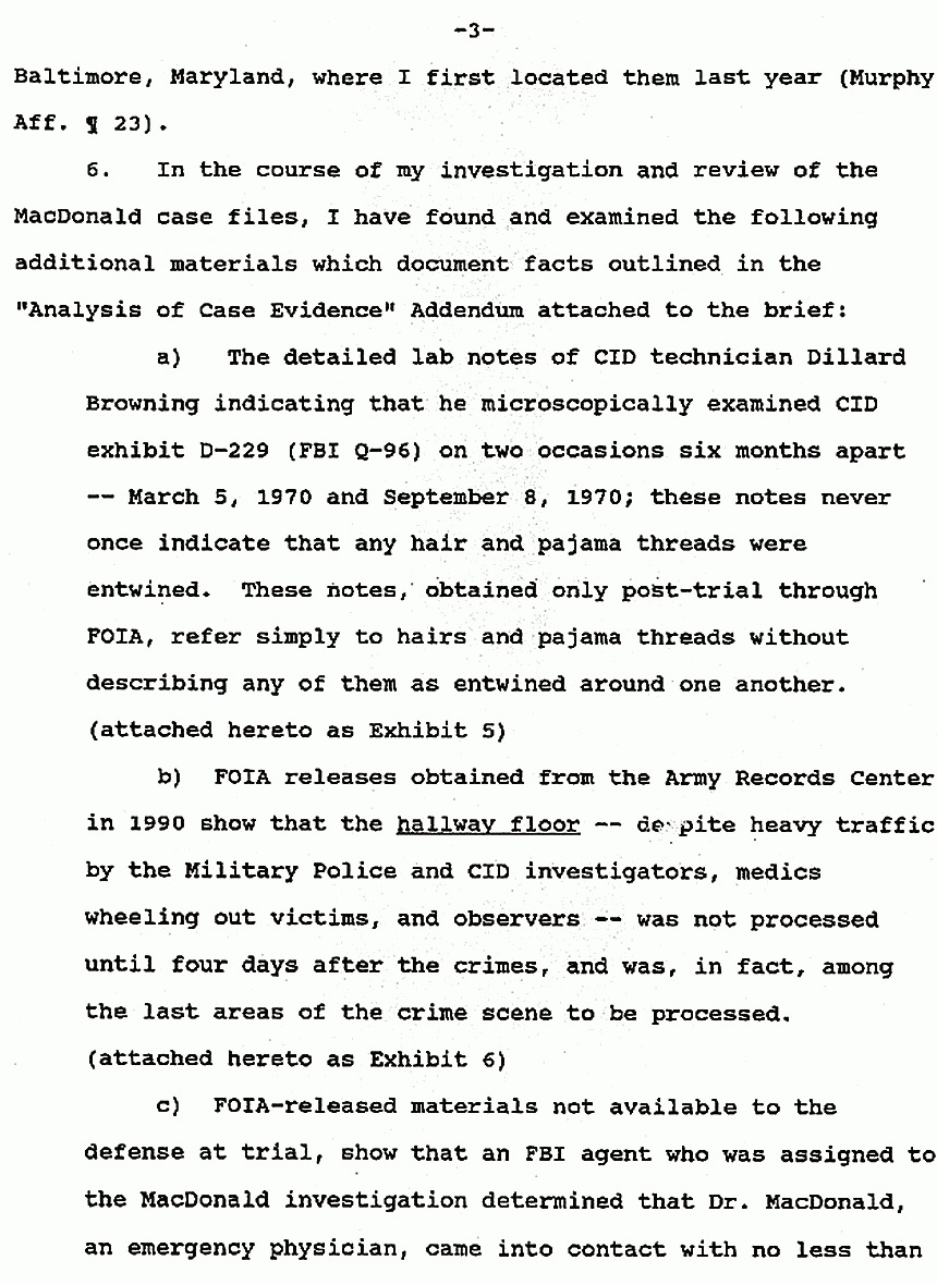 May 13, 1991: Affidavit #2 of John Murphy, p. 3 of 4