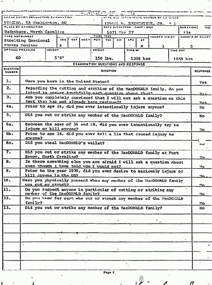 May 26-28, 1971: Polygraph examination of Greg Mitchell, p. 5 of 7