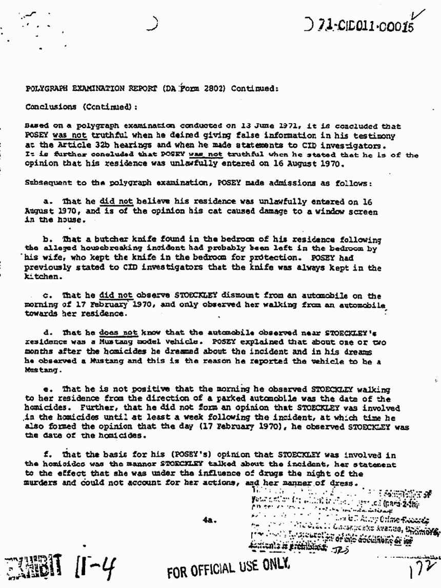 June 13, 1971: Polygraph examination of William Posey, p. 6 of 9