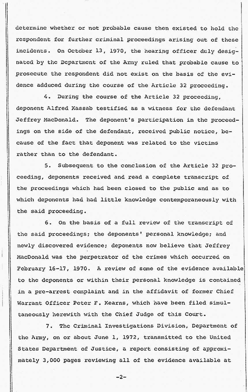 April 30, 1974: Affidavit and Motion of Alfred and Mildred Kassab, p. 2 of 6