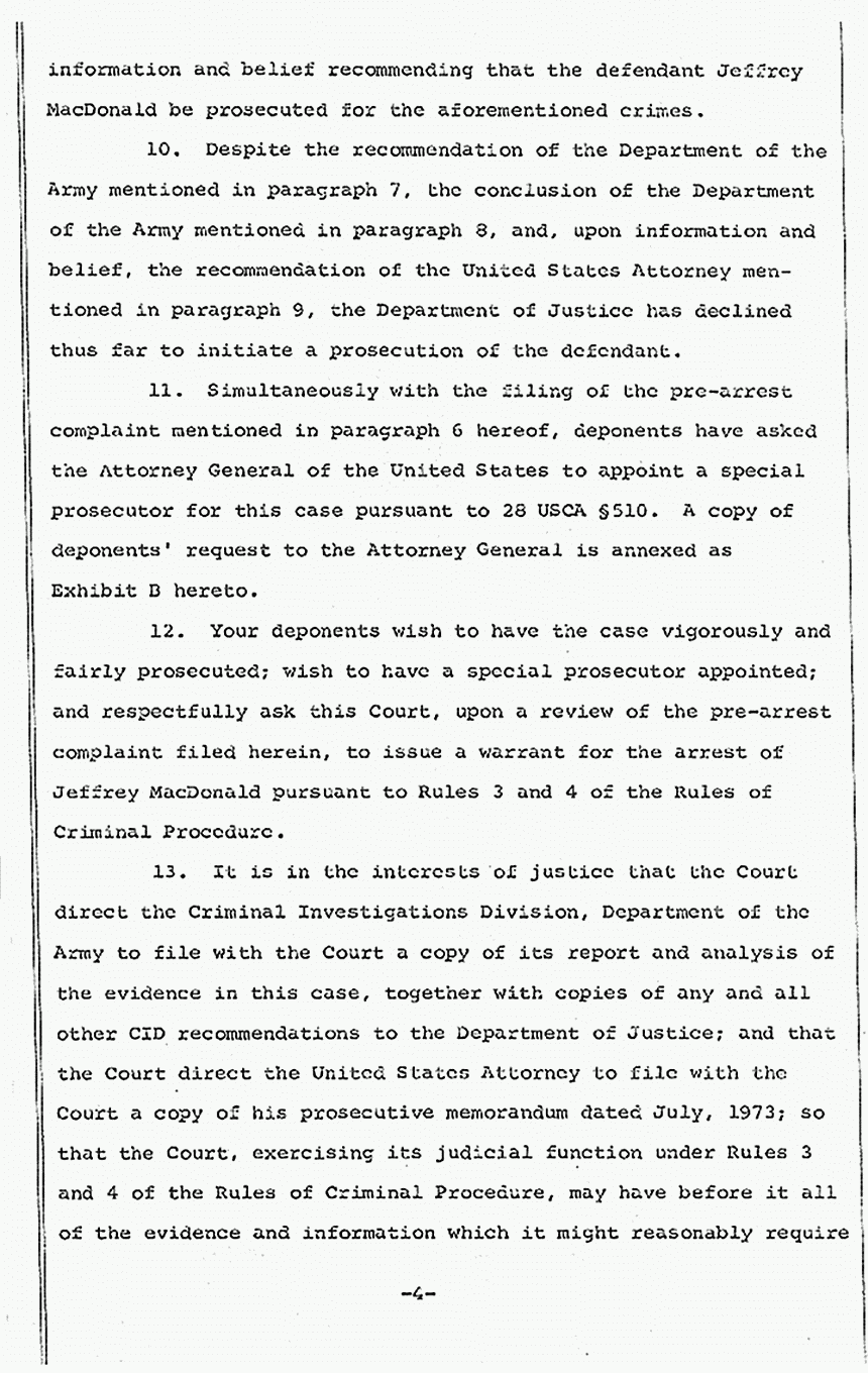 April 30, 1974: Affidavit and Motion of Alfred and Mildred Kassab, p. 4 of 6