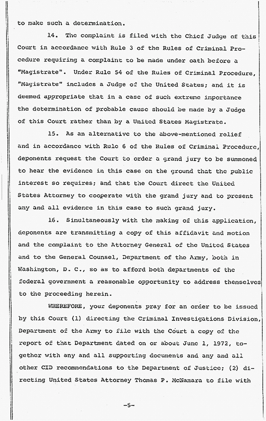 April 30, 1974: Affidavit and Motion of Alfred and Mildred Kassab, p. 5 of 6