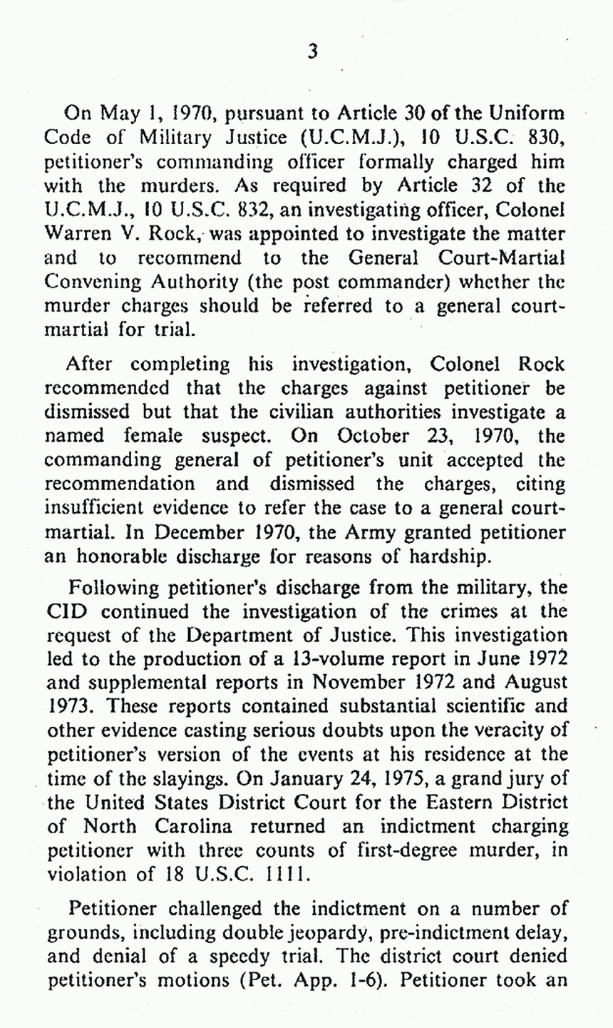 February 1979: Supreme Court of the United States, On Petition for Writ of Certiorari to the U. S. Court of Appeals for the 4th Circuit: Brief for the United States in Opposition, p. 3 of 9