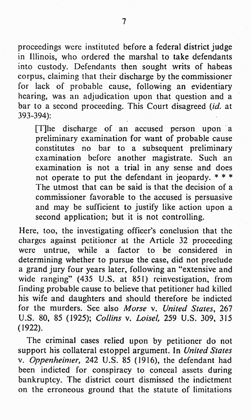 February 1979: Supreme Court of the United States, On Petition for Writ of Certiorari to the U. S. Court of Appeals for the 4th Circuit: Brief for the United States in Opposition, p. 7 of 9