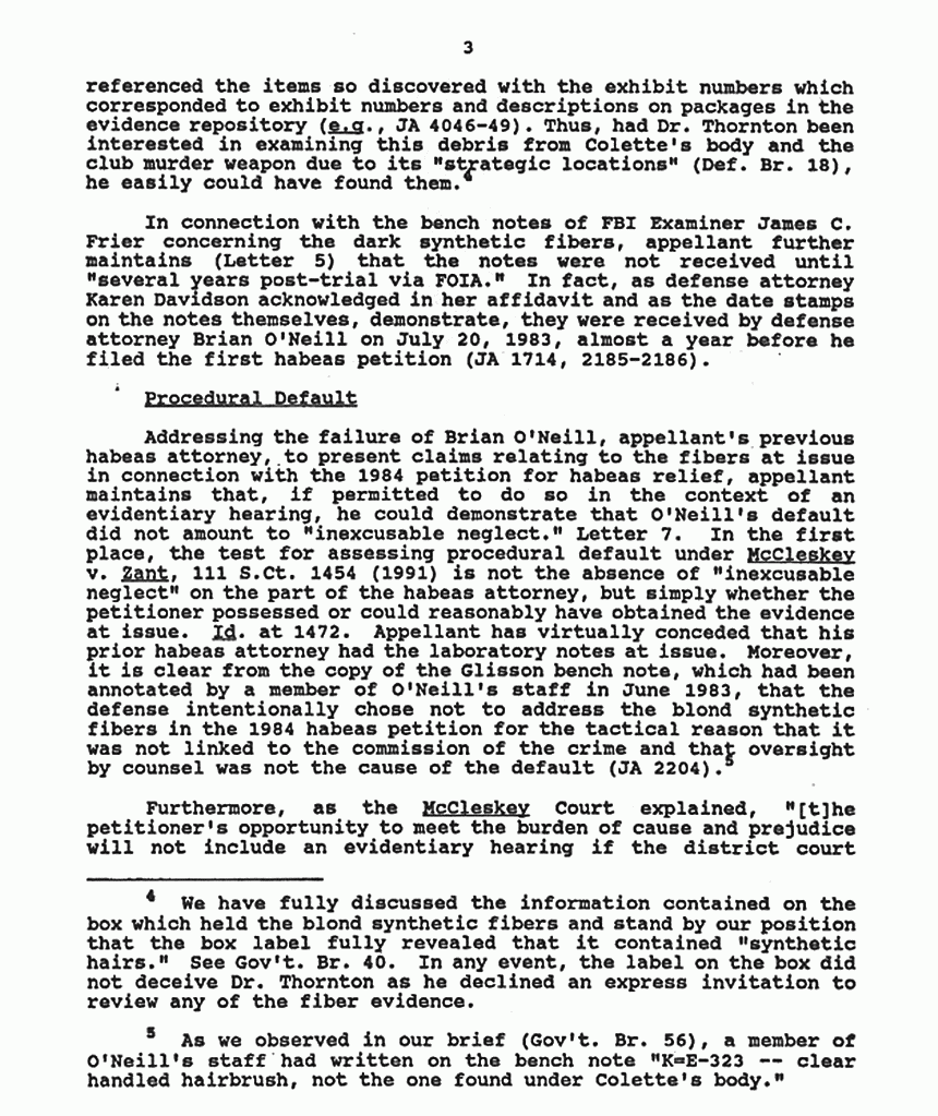 February 10, 1992: Letter from John DePue to the Honorable John Graecen, Clerk, p. 3 of 5
