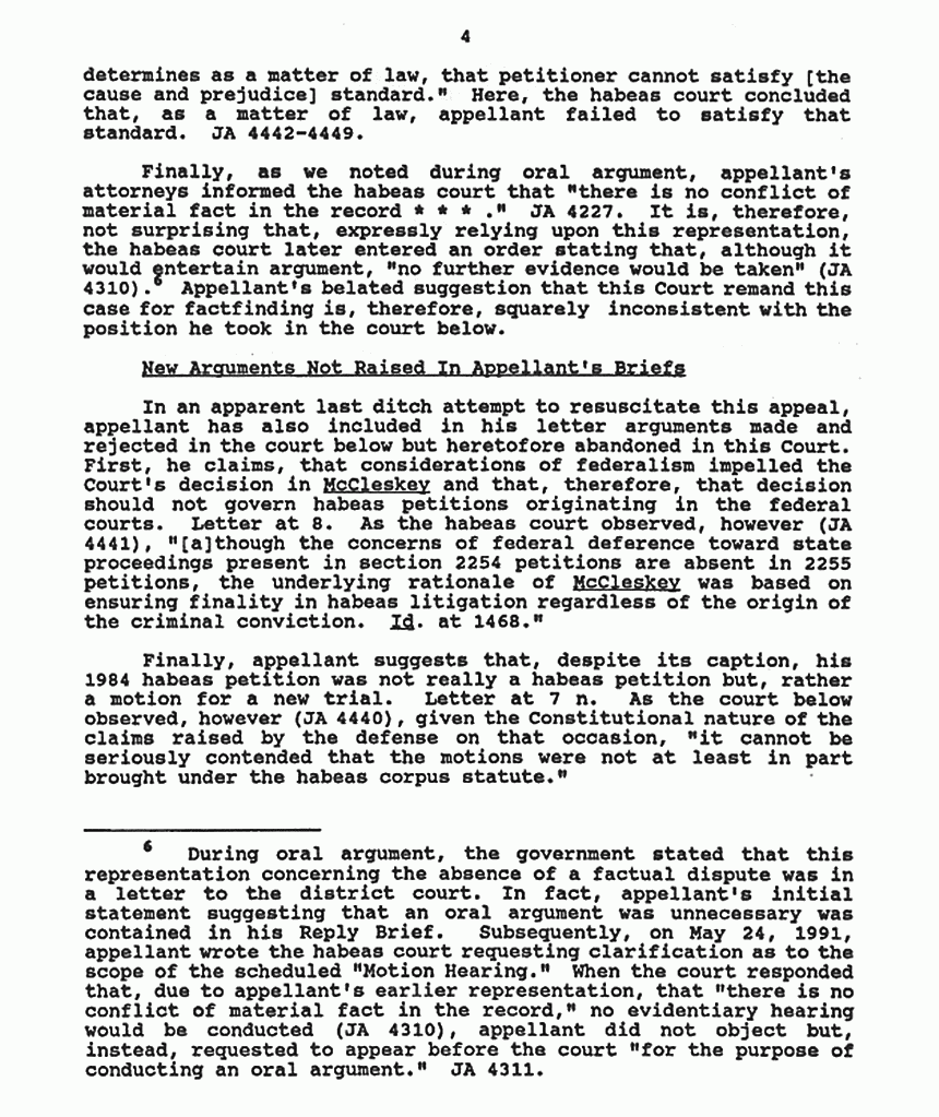 February 10, 1992: Letter from John DePue to the Honorable John Graecen, Clerk, p. 4 of 5
