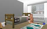 The Jeffrey MacDonald Case: Representation of north bedroom (Kristen's) in the Jeffrey MacDonald apartment at 544 Castle Drive, facing northwest