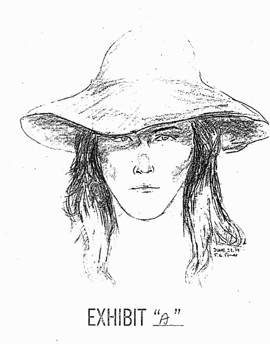June 22, 1979: Drawing of female suspect