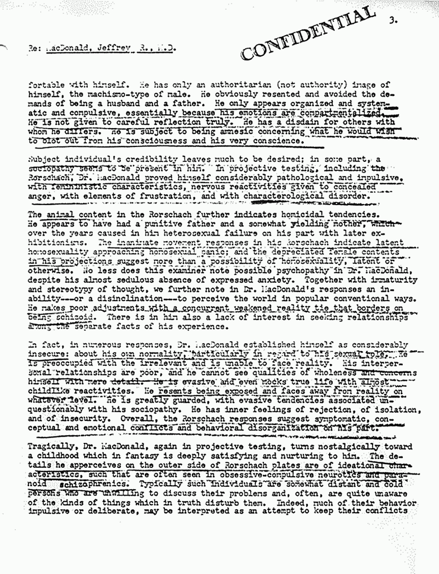 August 16, 1979: Letter from Dr. Hirsch Silverman to Brian Murtagh re: Psychological examination of Jeffrey MacDonald on Aug. 12, 1979, p. 3 of 5