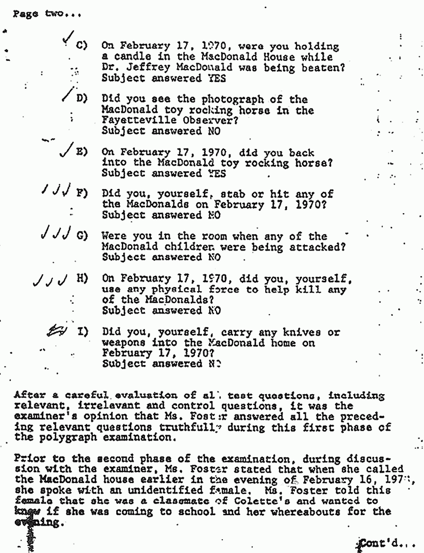 Oct. 25-26, 1980: Polygraph examination of Helena Stoeckley by Scott Mero, p. 2 of 4
