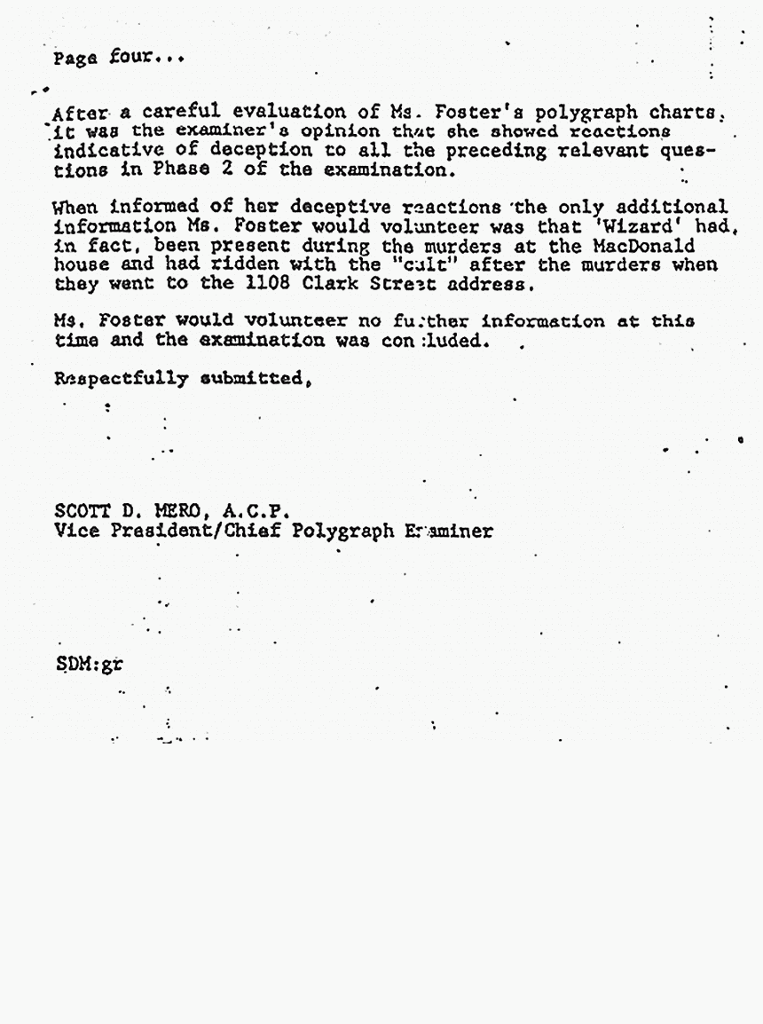 Oct. 25-26, 1980: Polygraph examination of Helena Stoeckley by Scott Mero, p. 4 of 4