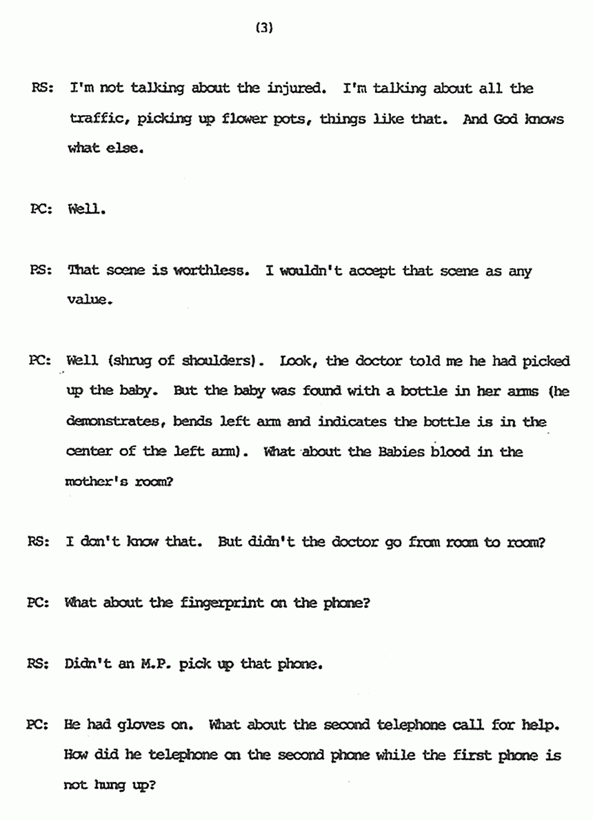 December 15, 1982: Memo from Ray Shedlick re: Inteview with Paul Connolly, p. 3 of 6