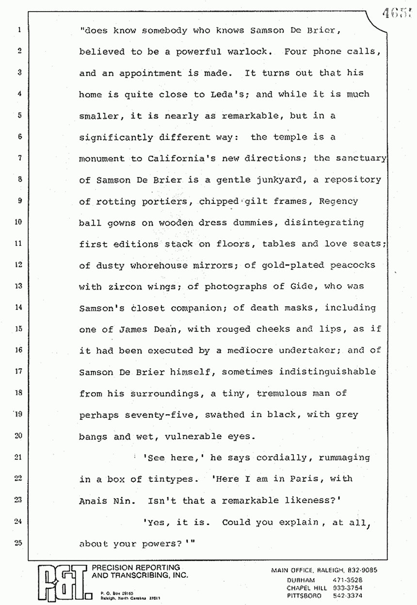 August 10, 1979: Reading of Jeffrey MacDonald's statements and Esquire magazine articles at trial, p. 46 of 151