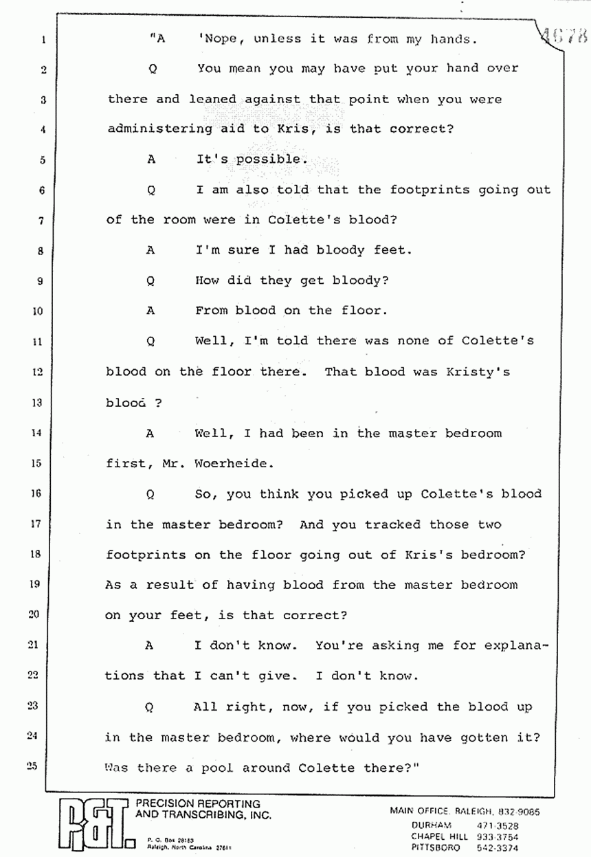 August 10, 1979: Reading of Jeffrey MacDonald's statements and Esquire magazine articles at trial, p. 69 of 151