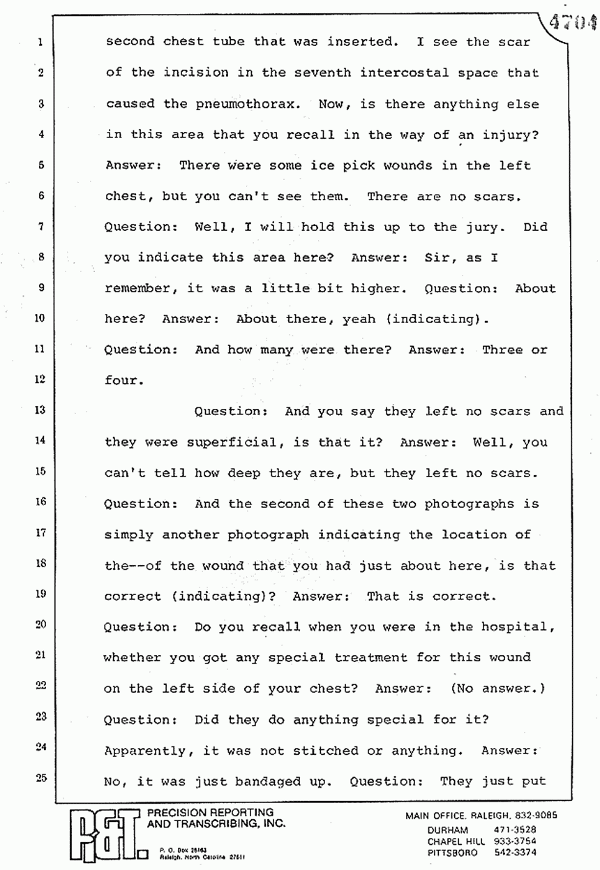 August 10, 1979: Reading of Jeffrey MacDonald's statements and Esquire magazine articles at trial, p. 95 of 151