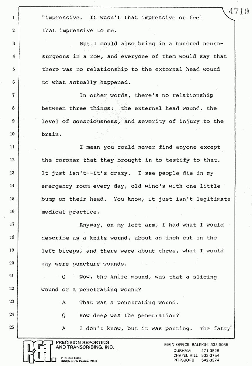 August 10, 1979: Reading of Jeffrey MacDonald's statements and Esquire magazine articles at trial, p. 110 of 151
