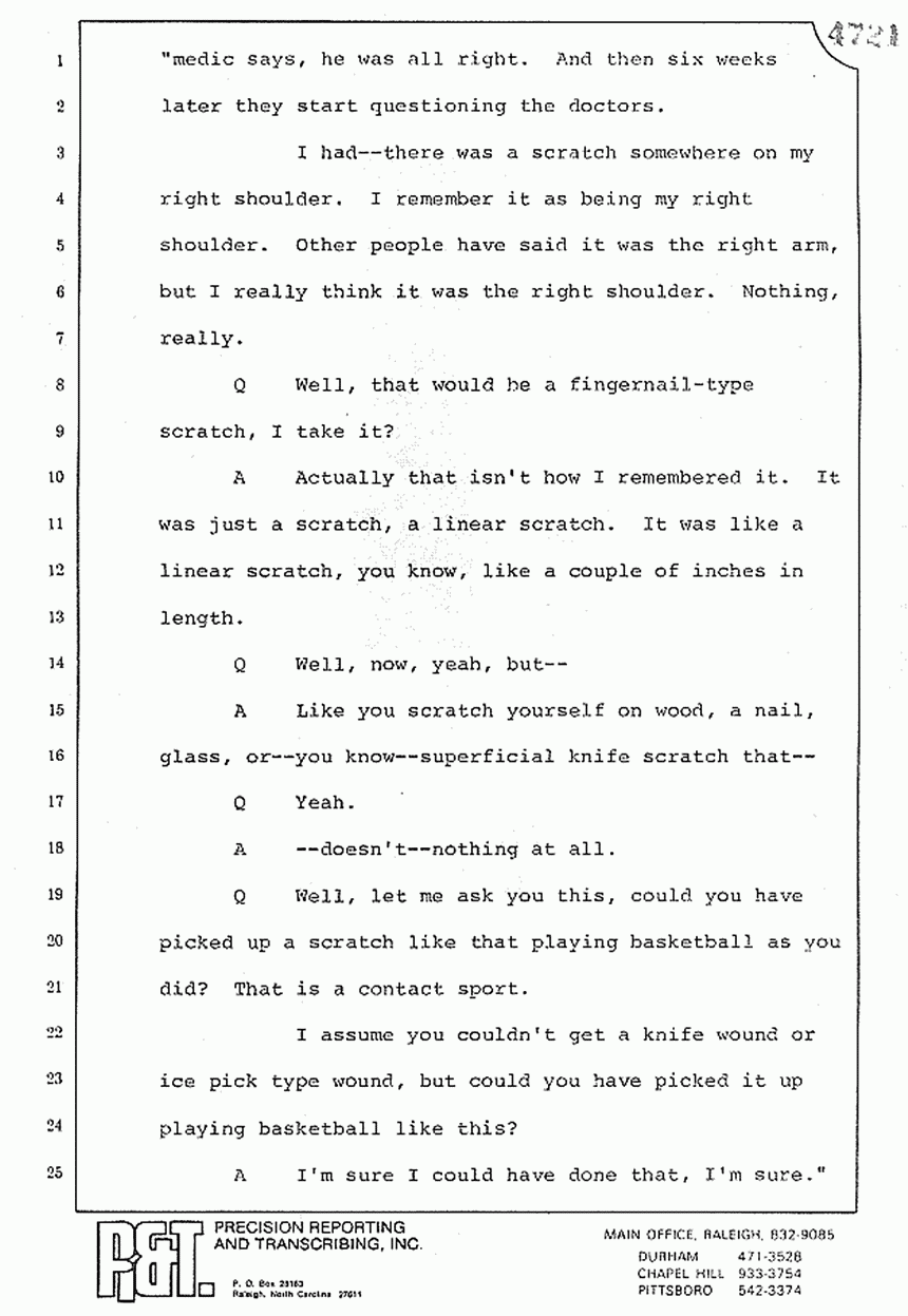 August 10, 1979: Reading of Jeffrey MacDonald's statements and Esquire magazine articles at trial, p. 112 of 151