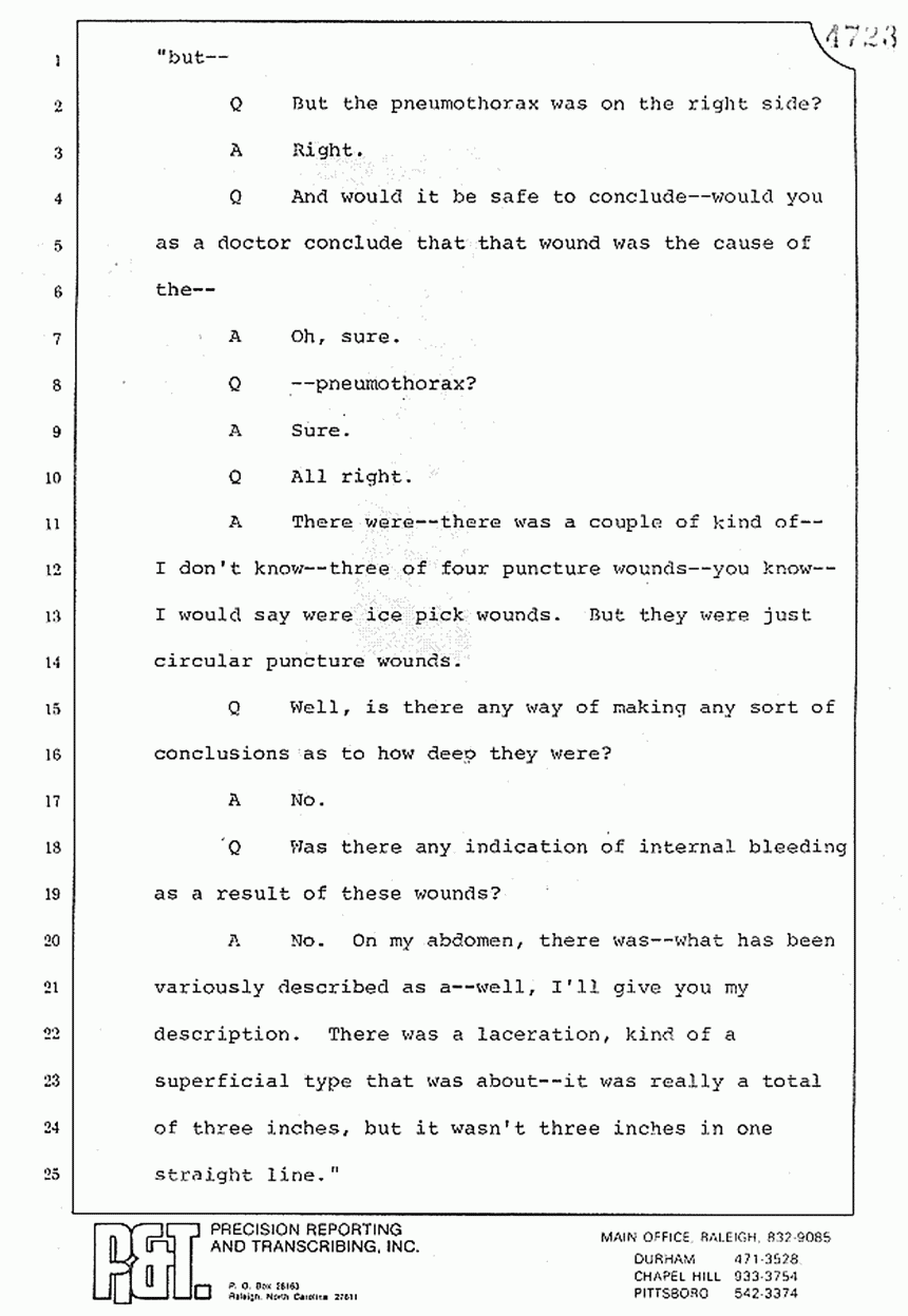 August 10, 1979: Reading of Jeffrey MacDonald's statements and Esquire magazine articles at trial, p. 114 of 151