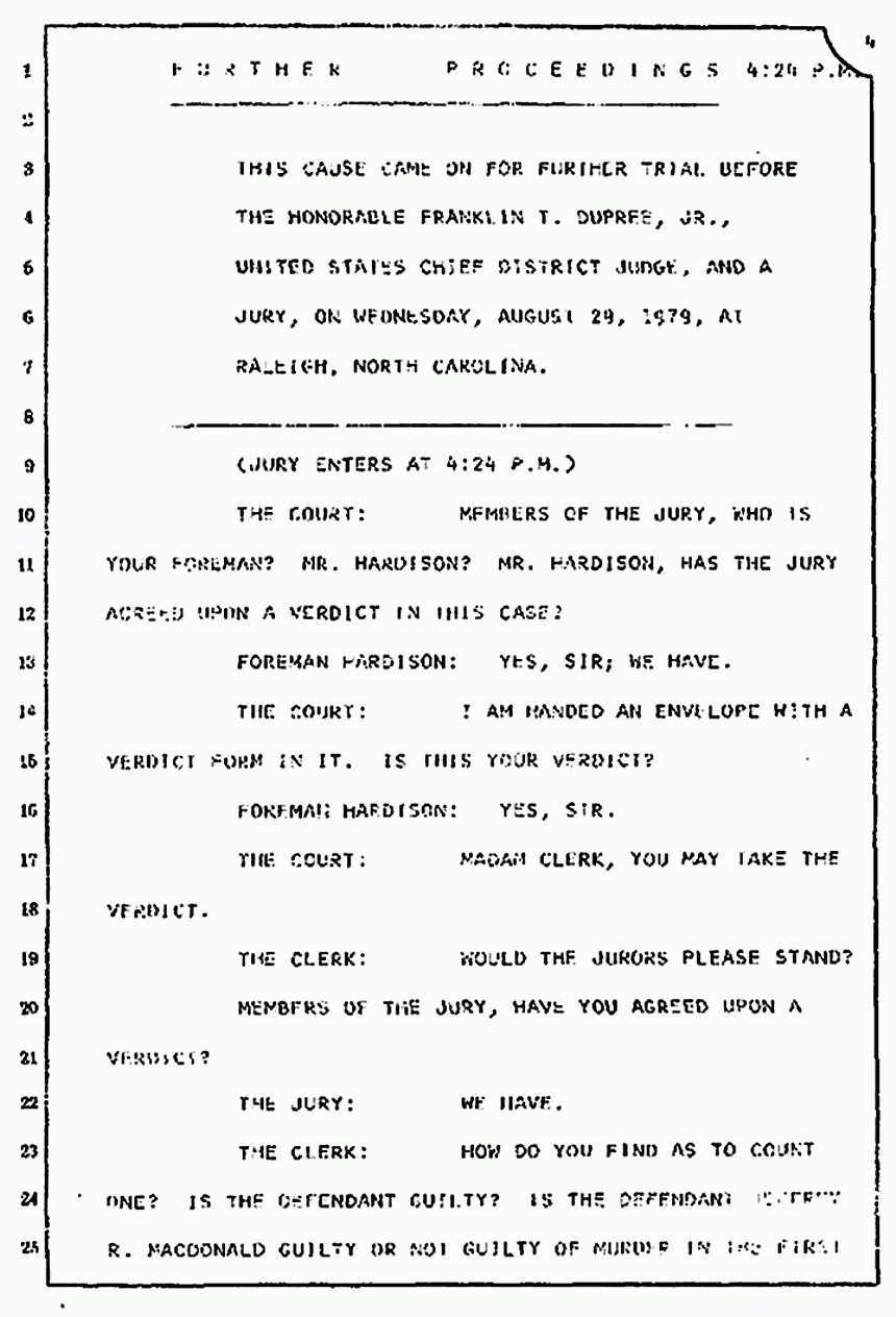 Jury Verdict and Polling of the Jury, p. 4 of 11