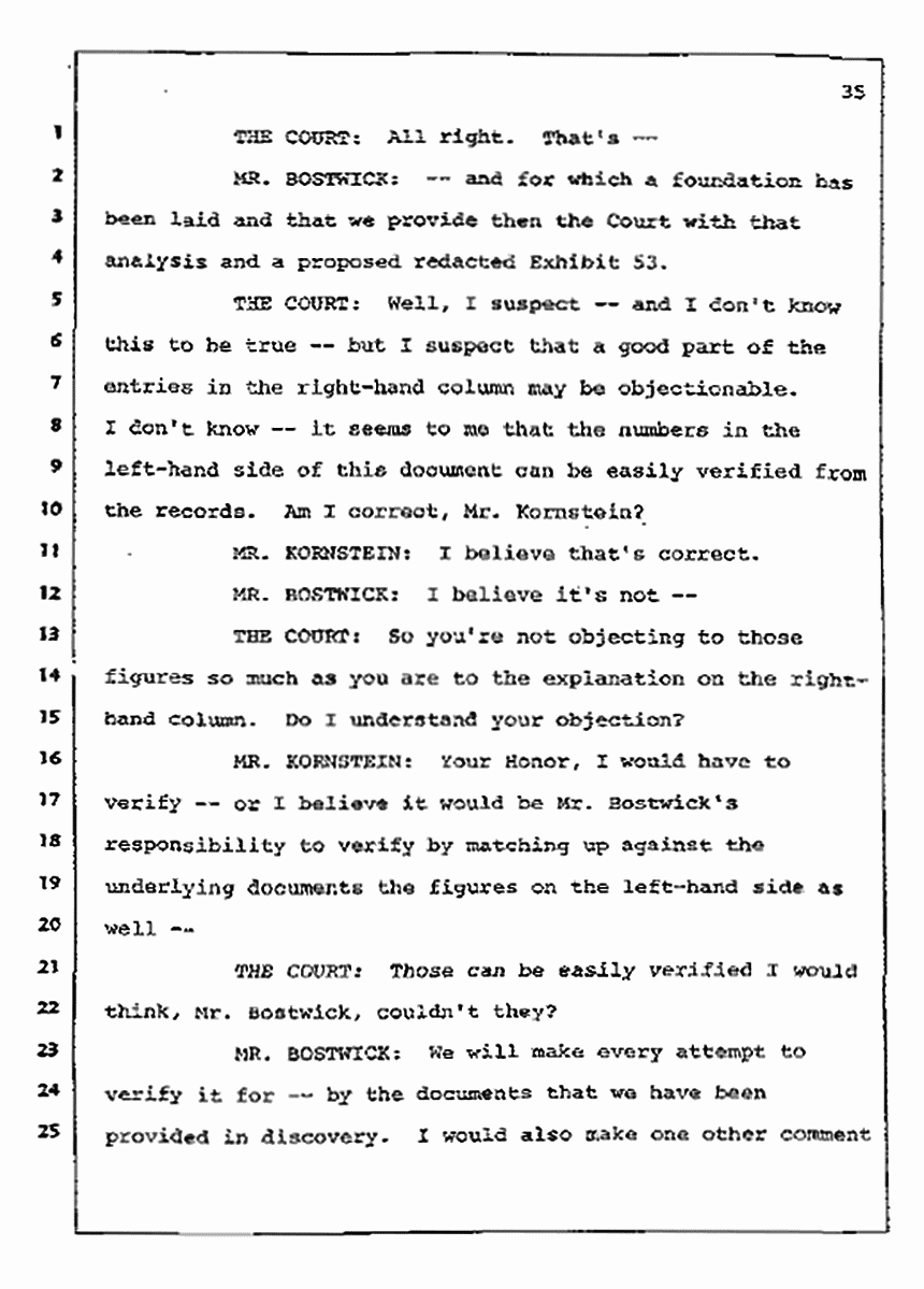 Los Angeles, California Civil Trial<br>Jeffrey MacDonald vs. Joe McGinniss<br><br>July 14, 1987:<br>Plaintiff's Witness: Sterling Lord, by Deposition, p. 35