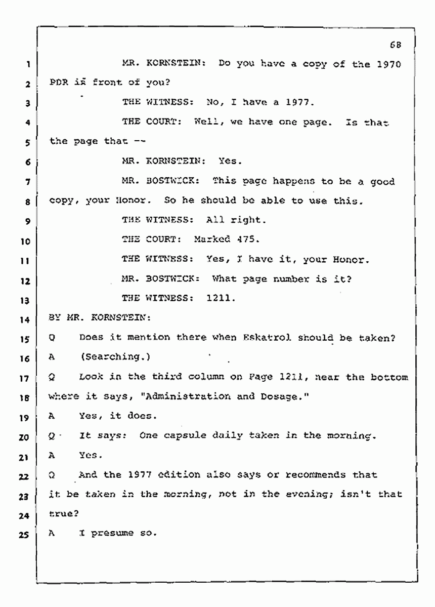Los Angeles, California Civil Trial<br>Jeffrey MacDonald vs. Joe McGinniss<br><br>July 30, 1987:<br>Plaintiff's Witness: Jeffrey MacDonald, p. 68