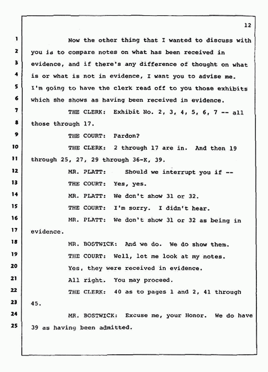 Los Angeles, California Civil Trial<br>Jeffrey MacDonald vs. Joe McGinniss<br><br>August 12, 1987:<br>Closing Arguments for Plaintiff Jeffrey MacDonald, p. 12