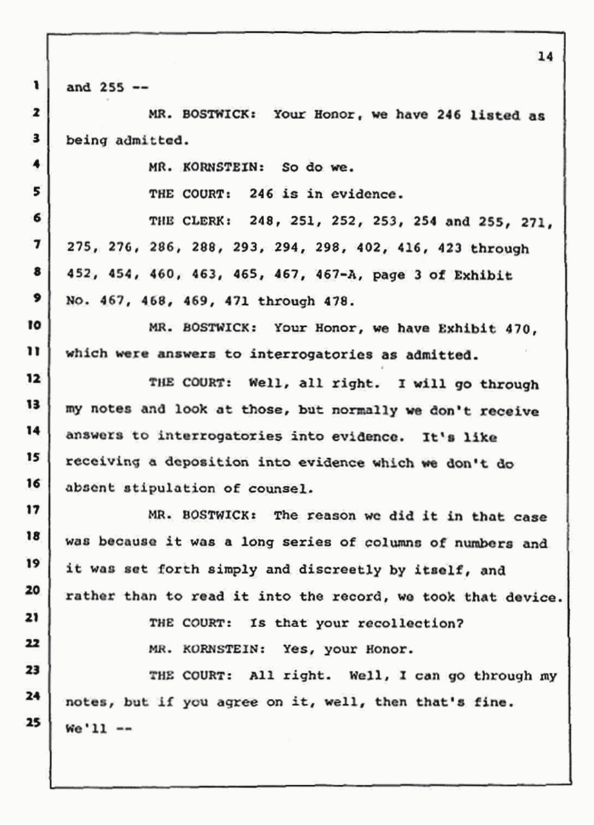 Los Angeles, California Civil Trial<br>Jeffrey MacDonald vs. Joe McGinniss<br><br>August 12, 1987:<br>Closing Arguments for Plaintiff Jeffrey MacDonald, p. 14
