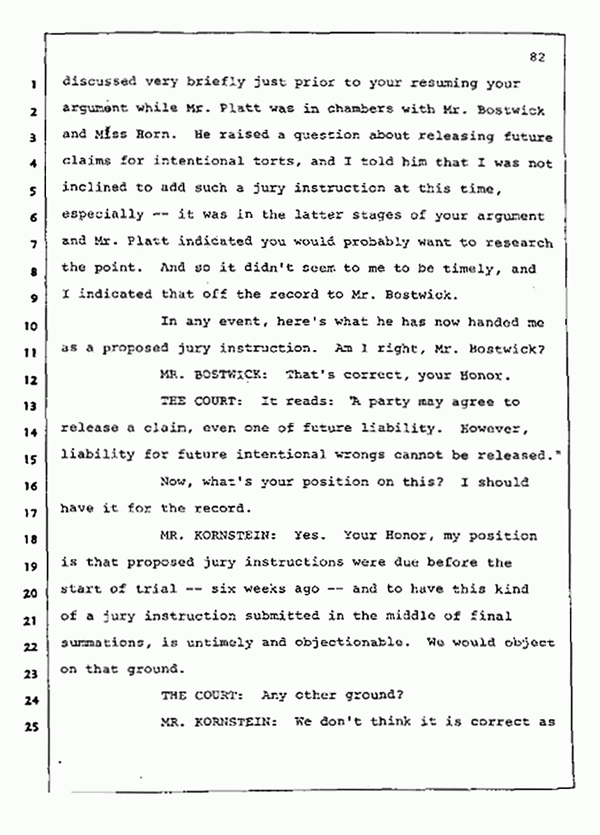 Los Angeles, California Civil Trial<br>Jeffrey MacDonald vs. Joe McGinniss<br><br>August 13, 1987:<br>Final Arguments for Plaintiff Jeffrey MacDonald, p. 82